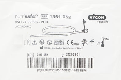 Vygon 1361.052 Nutrisafe2 05Fr - L.50cm - PUR